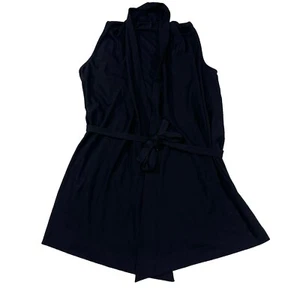 Chaqueta Chaleco Top Largo N Natori Talla Pequeña Corbata Negra J2E - Imagen 1 de 3