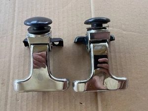 1985-1995 Chevy Van G10 G20 Interior Window Latch Chrome Black OEM 71-95 pop out - Picture 1 of 5