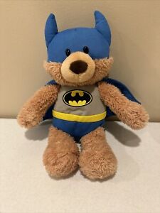 Gund Batman DC Comics Teddy Bear Malone Plush Stuffed Animal Blue Cape 13"