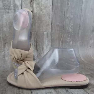 Sandali con fiocco J Crew taglia 8,5 sandali beige nudi - Foto 1 di 9
