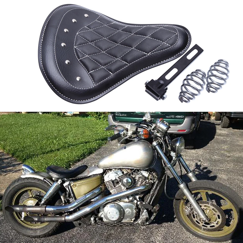 Asiento individual Bobber Spring para motocicleta Honda Shadow 1100 750 Aero Phantom Spirit Foto 1 de 4