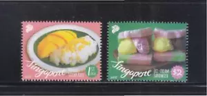 SINGAPORE 2015 THAILAND JOINT ISSUE (LOCAL DELIGHT DESSERTS) COMP. SET 2 STAMPS - Picture 1 of 3