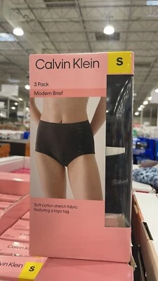 Calvin Klein Women's Modern Brief Underwear Panties-3 Pack - Image 1 of 4