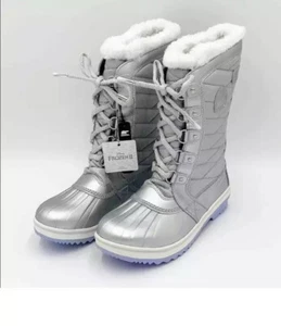 Neu Sorel X Disney Frozen Tofino II wasserdichte Schneestiefel Wmn Größe 6 Mädchen 5 EU 37 - Bild 1 von 13