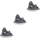  3 Pieces Light House Decorations for Home Accessories Mini Rockery Betta Fish