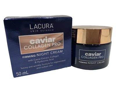 Lacura Caviar Collagen Pro Night Cream 50ml with collagen and hyaluronic acid - image 1 of 4