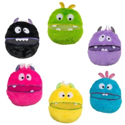 Zippy Monster Ø30 cm Ungeheuer Plüschtier mit Versteck Stofftier in 6 Farben