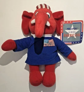 Kellytoy Goes Americana Patriotic Elephant Political Kuddle Me Toys 9" - Picture 1 of 7
