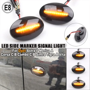 LED Sequence Side Marker Light For Opel Astra Corsa Combo Meriva Tigra Sintra - Imagen 1 de 10