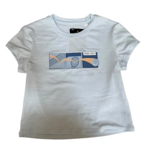Prince Tennis Girls Graphic Tee Shirt XS 6-7 dove blue NWT - Picture 1 of 5