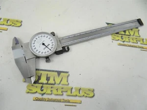 MITUTOYO 6" DIAL CALIPERS .001" SHOCK PROOF 505-626-50 *READ DESCRIPTION - Picture 1 of 8