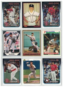 Red Sox Baseball Karten Lot - Boggs, Devers, Rafaela, Kiecker, Betts (9 Karten) BR1 - Bild 1 von 2