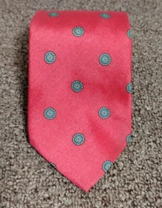 Charles Jourdan Paris Silk Tie 58"L 3"W Red Made In Italy - Picture 1 of 4