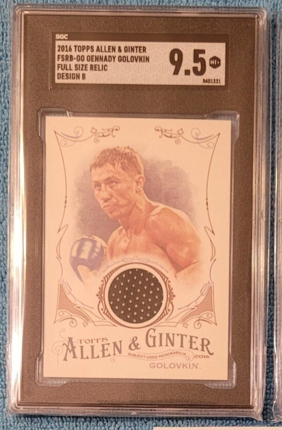 2016 Allen & Ginter Gennady Golovkin Relic SGC 9.5 Triple G New Clean Slab GGG - Image 1 of 1