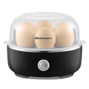 EGC115B Easy Egg Cooker Electric 7-Egg Capacity, Soft, Medium, Hard-Boiled Eg... - Picture 1 of 6