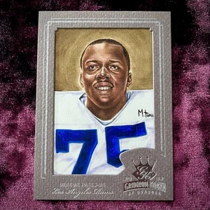 Deacon Jones 2003 Gridiron Kings Silver Frame Art /150 LA Rams NFL HOF Jersey SP - Bild 1 von 2