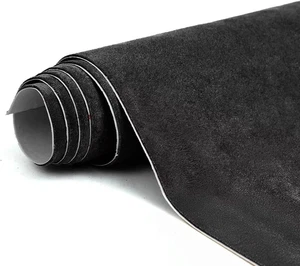 Premium schwarze Wildleder Stofffolie - 17 x 70 Zoll Wildlederfolie für Autoinnenraum - selbst- - Bild 1 von 12