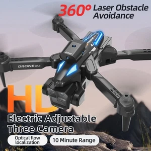 C10 Black Drone with 3 Cameras – HD Aerial Quadcopter with Wide Angle Lens - Picture 1 of 11