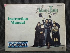 The Addams Family, notice - Nintendo NES EU PAL - NES-6Z-FRA