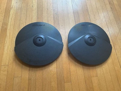 DOS platillos Roland CY-8 Dual V Drum Crash CY8 Foto 1 de 2