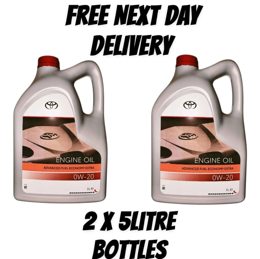 Genuine Toyota 0W20 Fully Synthetic Engine Oil 10L Sealed New - Image 1 of 4