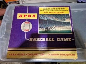 Vintage APBA Baseball Game Board Game - 1979 - Picture 1 of 8