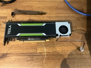 Nvidia Tesla P4 8GB GPU Card graphics both brackets GDDR5 With Fan Home server - Picture 1 of 5