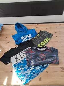 3 Pullover, 1 T-Shirt Kleiderpaket Oberteile, Pullis, Shirt Jungen 122-134 - Bild 1 von 5