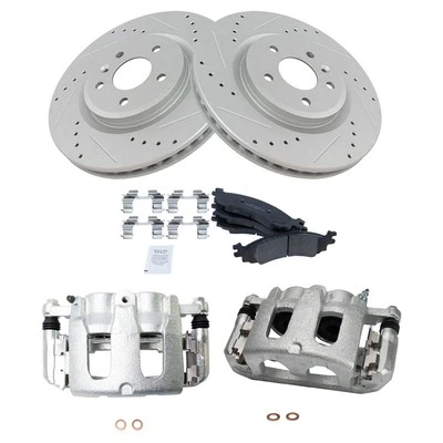 TRQ BKA26147 Brake Kit For Ford Taurus 2010-2012 Front 6L2Z2001A - Image 1 of 4