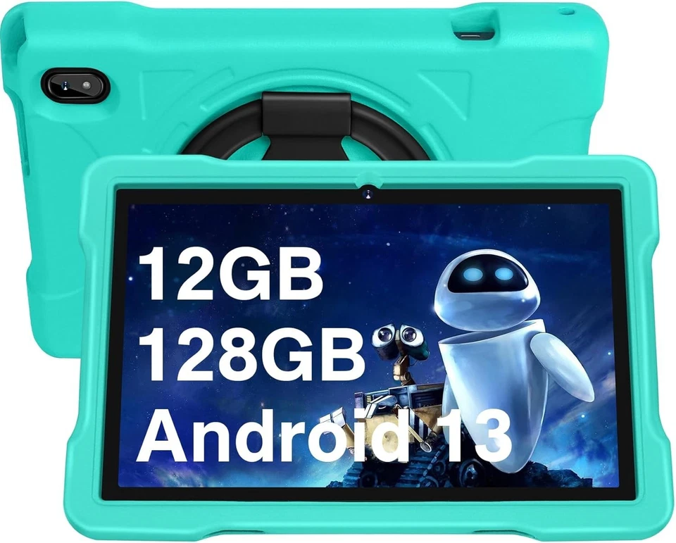 Aocwei X700 10.1 inch 12gb Ram Kids Android Tablet 128gb - GREEN - Image 1 of 4