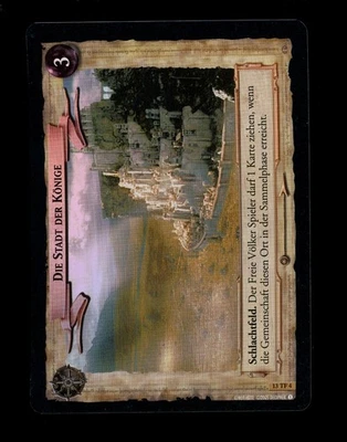 LOTR Lord of the Rings TCG 2005 German Tournament Foil 13TF5 City of Kings - Image 1 of 2