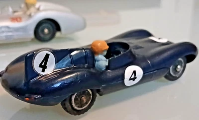 Crescent Toys Jaguar D Tipo Nº1292, Azul 56 Le Mans coche restaurado 1/43 como Corgi Foto 1 de 4