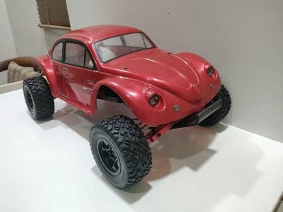 Traxxas Slash 2wd Proline Beetle 1/10 Short Course Truck Metal Red Castle Arrma  - Image 1 of 4