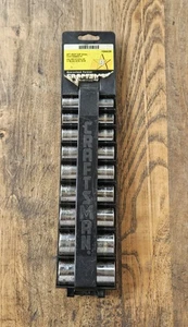 Craftsman USA 3/8" Drive SAE Deep 6pt Socket Set 3/8"-7/8" No. 9-34439 - Foto 1 di 1