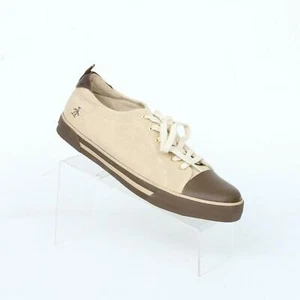 Original Penguin George Tan Brown Canvas Cap Toe Lace Sneakers Mens 10.5 Casual - Picture 1 of 11