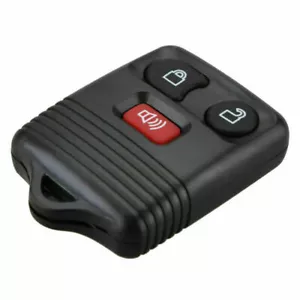 3Button Remote Key Shell Case Fob Keyless Cover Replacement Black Fit For Ford - Picture 1 of 12