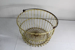 Cesta de frutas de colección cesta de alambre granja cesta fresca #4 decoración de granja metal - Imagen 1 de 21