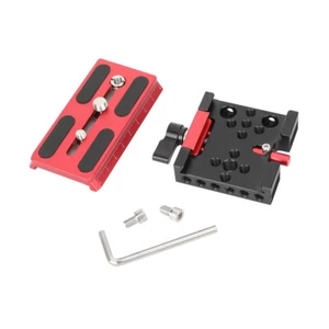 CAMVATE Camera Mount Quick Release Base Plate Kit with Manfrotto-Type QR Clamp - Picture 1 of 7