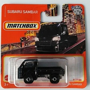 SUBARU SAMBAR BLACK / NEGRO MATCHBOX 57/100 GXM75-LA10 METAL MATTEL NEW - Imagen 1 de 5
