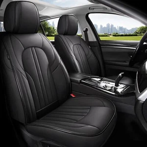Waterproof Front Car Seat Covers Protector, Fits Most Cars - Black - Picture 1 of 7