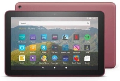 Amazon Fire HD 8 Tablet 32GB in Plum - 10th Generation SEE DESCRIPTION - Image 1 of 2