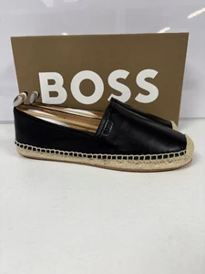 HUGO BOSS MADEIRA Shoes Black Size Uk 7 New GENUINE RRP £179 #28 - Picture 1 of 6