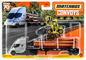 2023 Matchbox Convoys #9 Tesla Semi | MBX Pipe Trailer™ | MBX Load Lifter™ | FSC