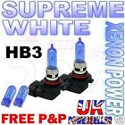 Supreme White Light Bulbs HB3 Fits SUBARU Forester