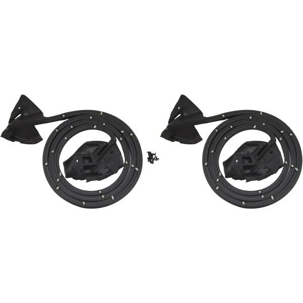 Front Door Weatherstrips Compatible With 1971-1978 Buick Cadillac Chevy Hardtops - Image 1 of 1