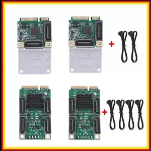 Mini PCI-E zu SATA3.0 Adapter 5/25 Gbit/s Konverter 2/4 SATA 3.0 SSD Adapterkart - Bild 1 von 21