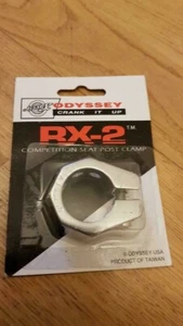  NOS BMX ODYSSEY RX 2 SATTELSTÜTZENKLEMME IN SILBER NEU IM PAKET 90er 25,4mm - Bild 1 von 4