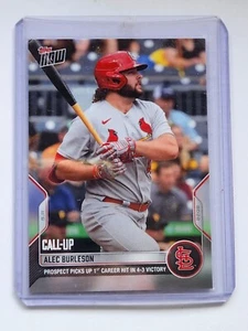 2022 TOPPS NOW #889 ALEC BURLESON ST. LOUIS CARDINALS Call-Up Print Run 750 - Picture 1 of 12