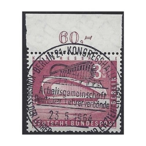 Mi. Nr. 154v Oberrandstück zentrisch Luxus gestempelt mit Originalgummi - Bild 1 von 1
