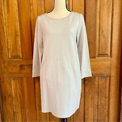 Vestido J. Jill PureJill Gris Para Mujer Talla Mediana Petite Pima Algodón Modal Foto 1 de 4